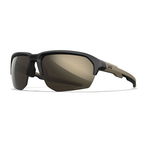 Occhiali da sole Wiley X WX JAKL CHJKL04 con lenti CAPTIVATE Tungsten Mirror non polarizzate, montatura semi-rimless ergonomica per uso outdoor, protezione UV 100% e certificazione ANSI Z87.1 e MIL-PRF-32432A, SU BACKPACCO.IT