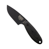 ESEE SENCILLO coltello a lama fissa full tang con guancette testurizzate e foro per cordino per attività outdoor e sopravvivenza