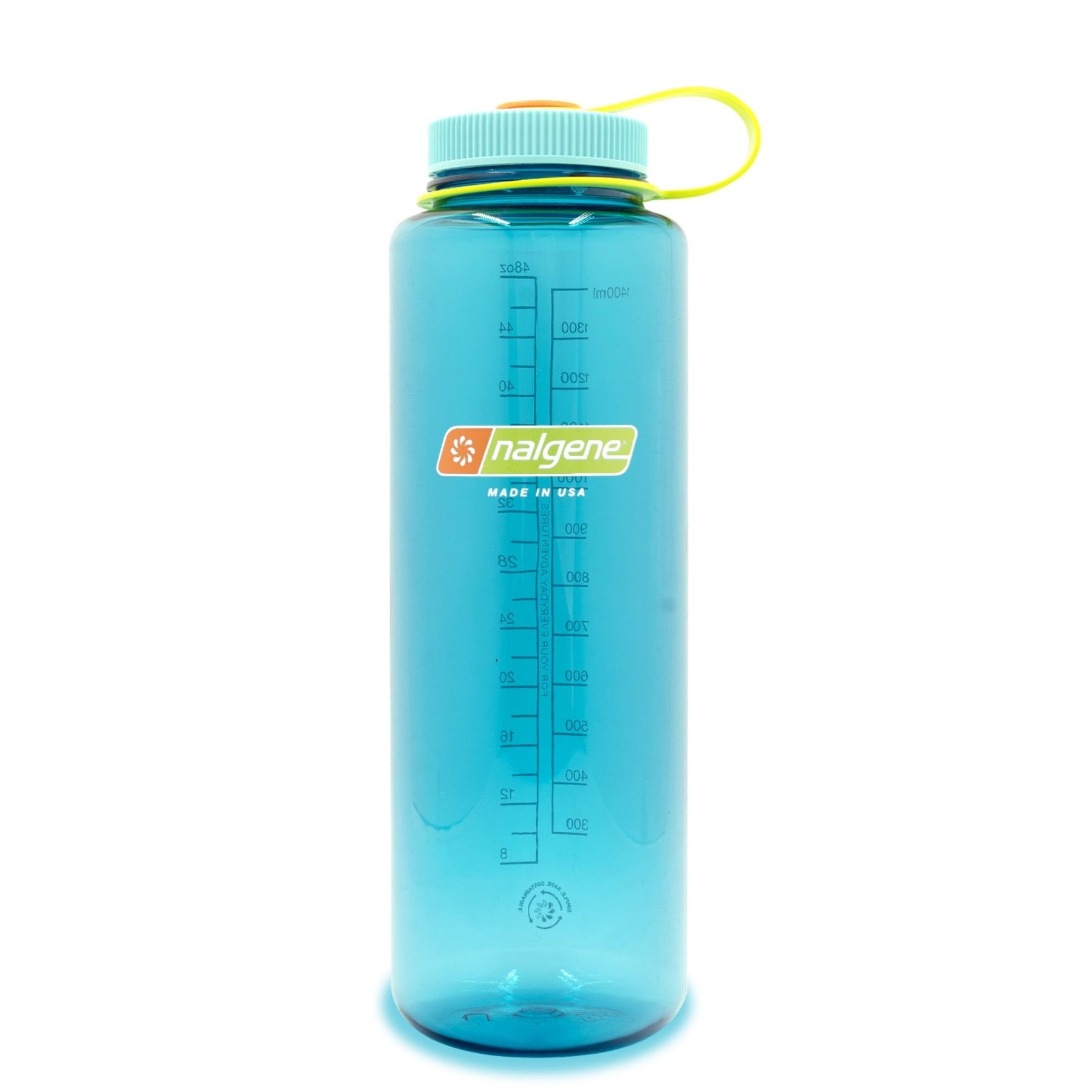 NALGENE | WIDE MOUTH SUSTAIN SILO BOTTLE Cerulean - Borraccia a bocca larga 1.42 L