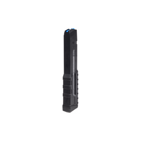 UTG PD933 Polymer Windowed Magazine Caricatore in polimero ad alta resistenza da 33 colpi calibro 9mm compatibile con Glock dotato di finestra laterale per il controllo rapido delle munizioni residue e elevatore blu ad alta visibilità per massima affidabilità nel tiro