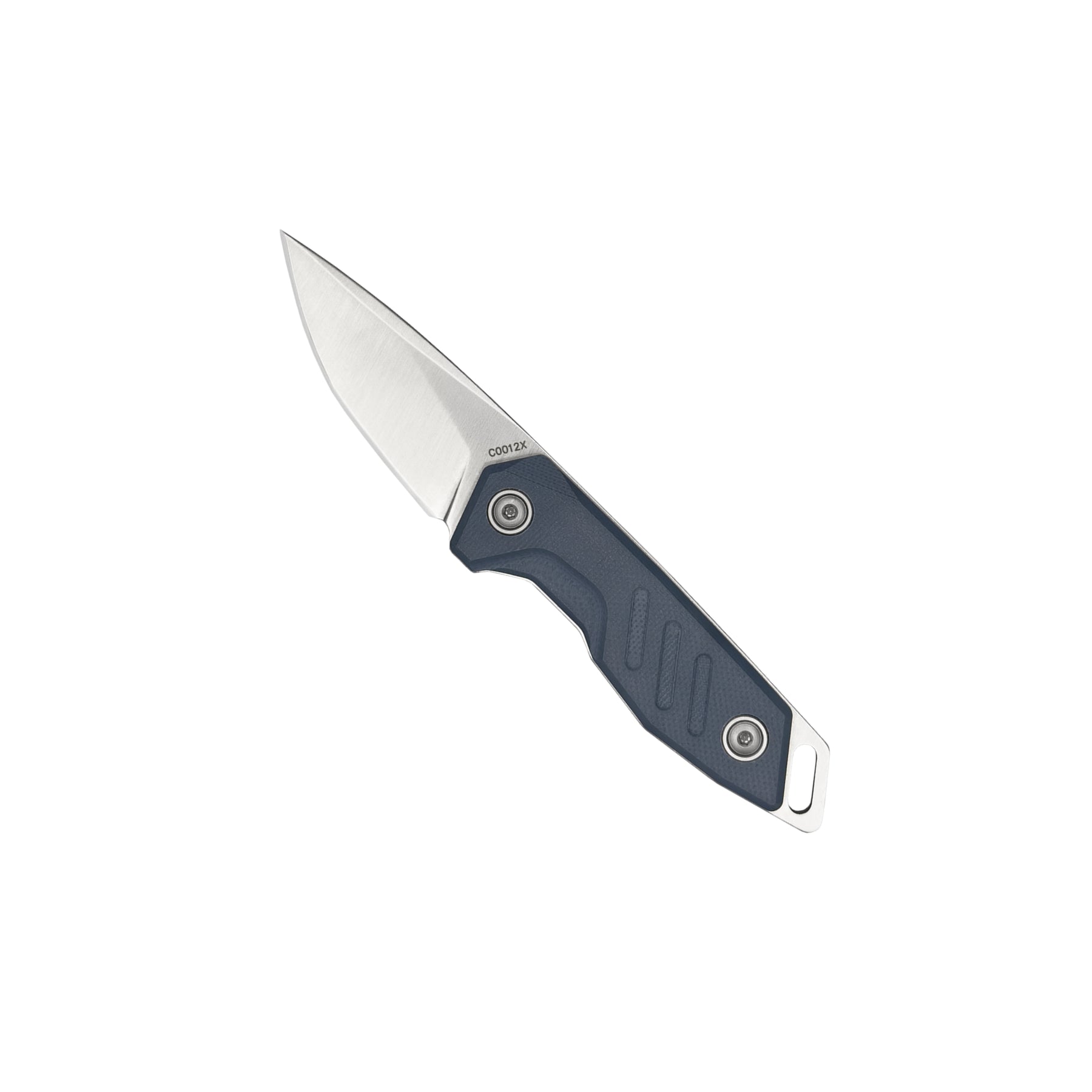 Extrema Ratio BFK NANO coltello a lama fissa neck knife compatto con lama drop point in acciaio, guancette ergonomiche sagomate e foro passante per cordino da porto al collo o EDC tattico