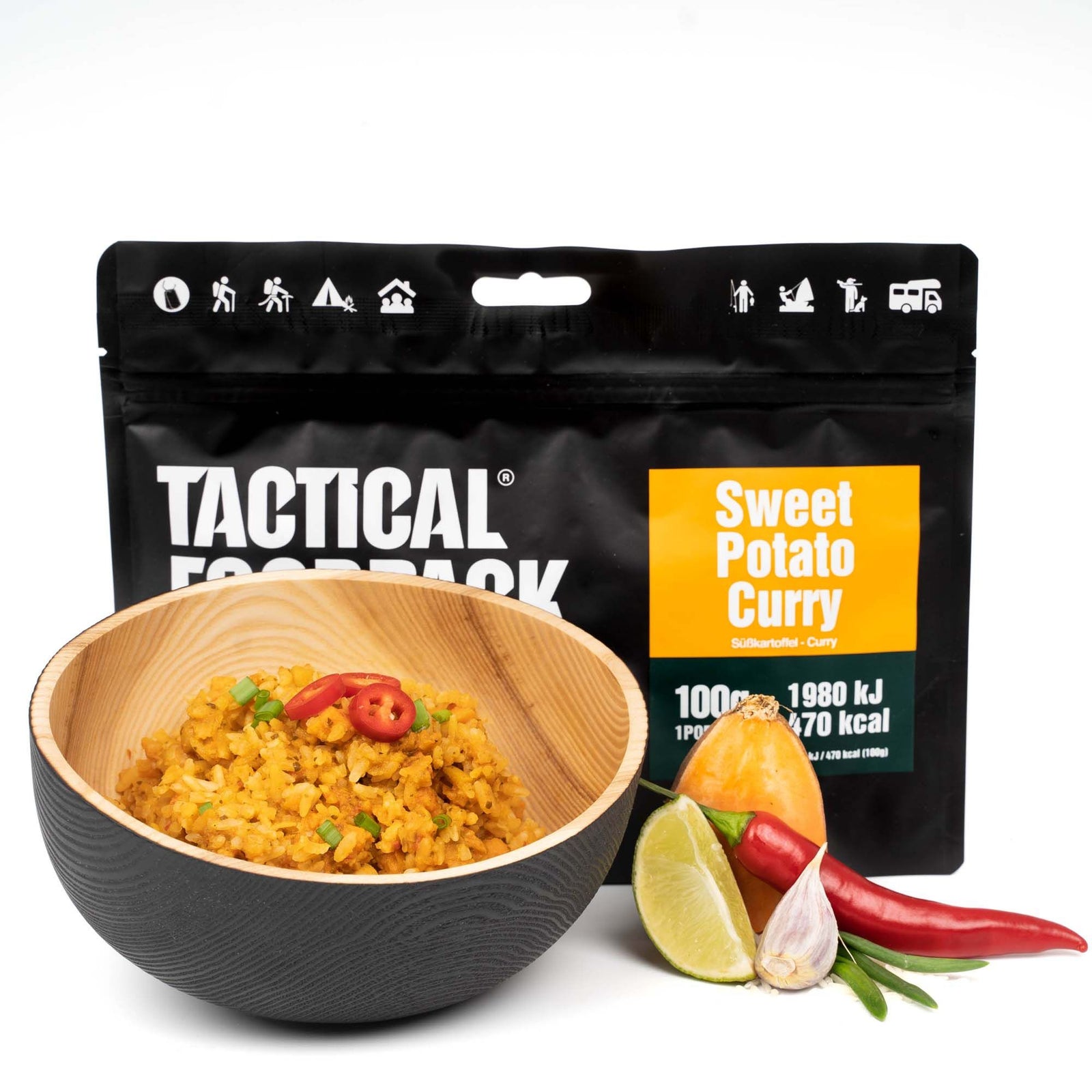 Tactical Foodpack | Sweet Potato Curry 100g - Curry di patate dolci