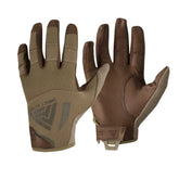 Direct Action Hard Gloves Goat Leather guanti tattici con palmo in vera pelle di capra ad alta sensibilità, dorso in tessuto tecnico traspirante, dita compatibili touchscreen, chiusura regolabile in velcro sul polso e anello in Hypalon per tiro dinamico, poligono e impieghi operativi