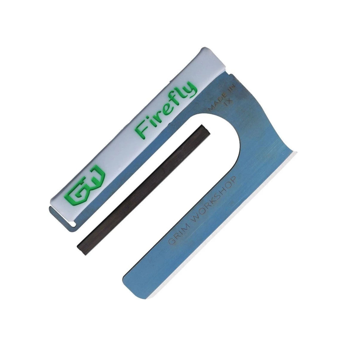 Grim Workshop Firefly Blade Card lama con acciarino in formato tessera per sopravvivenza ed EDC