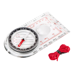 Helikon-Tex Scout Mk2 Compass: bussola cartografica universale riempita di liquido per affidabilità con precisione di +/-3°, base trasparente, lunetta girevole, righelli in cm/pollici, 4 scale (1:25k, 1:24k, 1:62.5k, 1:50k) e parti fosforescenti.