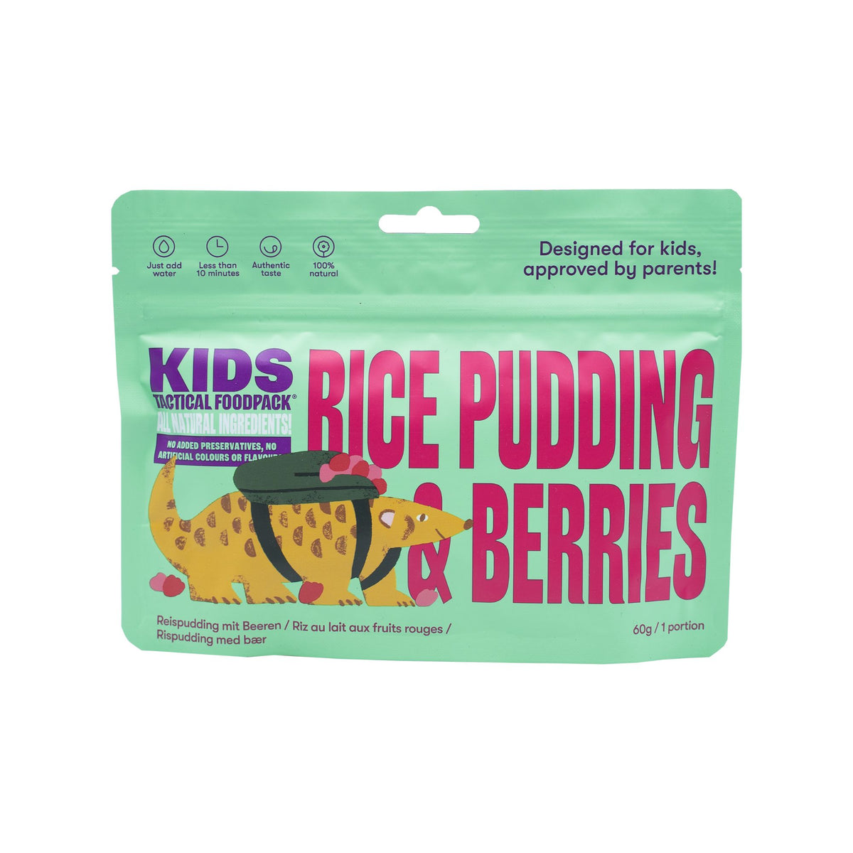 Tactical Foodpack | KIDS Rice Pudding and Berries - Porridge riso e frutti di bosco