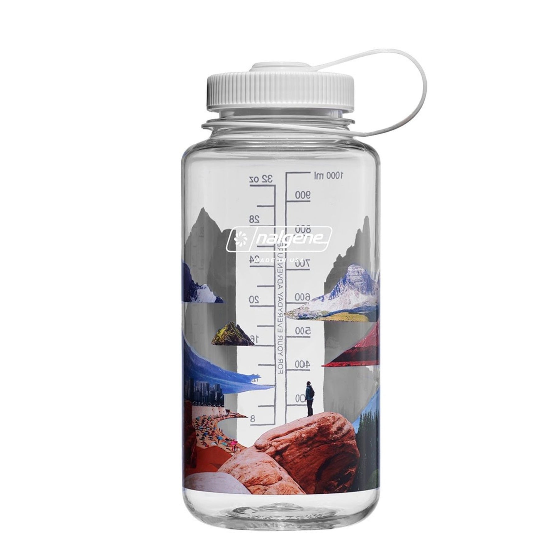 NALGENE | WIDE MOUTH SURREALIST BOTTLE Mixed Landscapes - Borraccia a bocca larga 0.94 L in edizione limitata