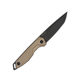 Extrema Ratio BFK Pixel coltello a lama fissa compatto con profilo tanto modificato,  impugnatura ergonomica scanalata e passante per cordino ideale per everyday carry tattico