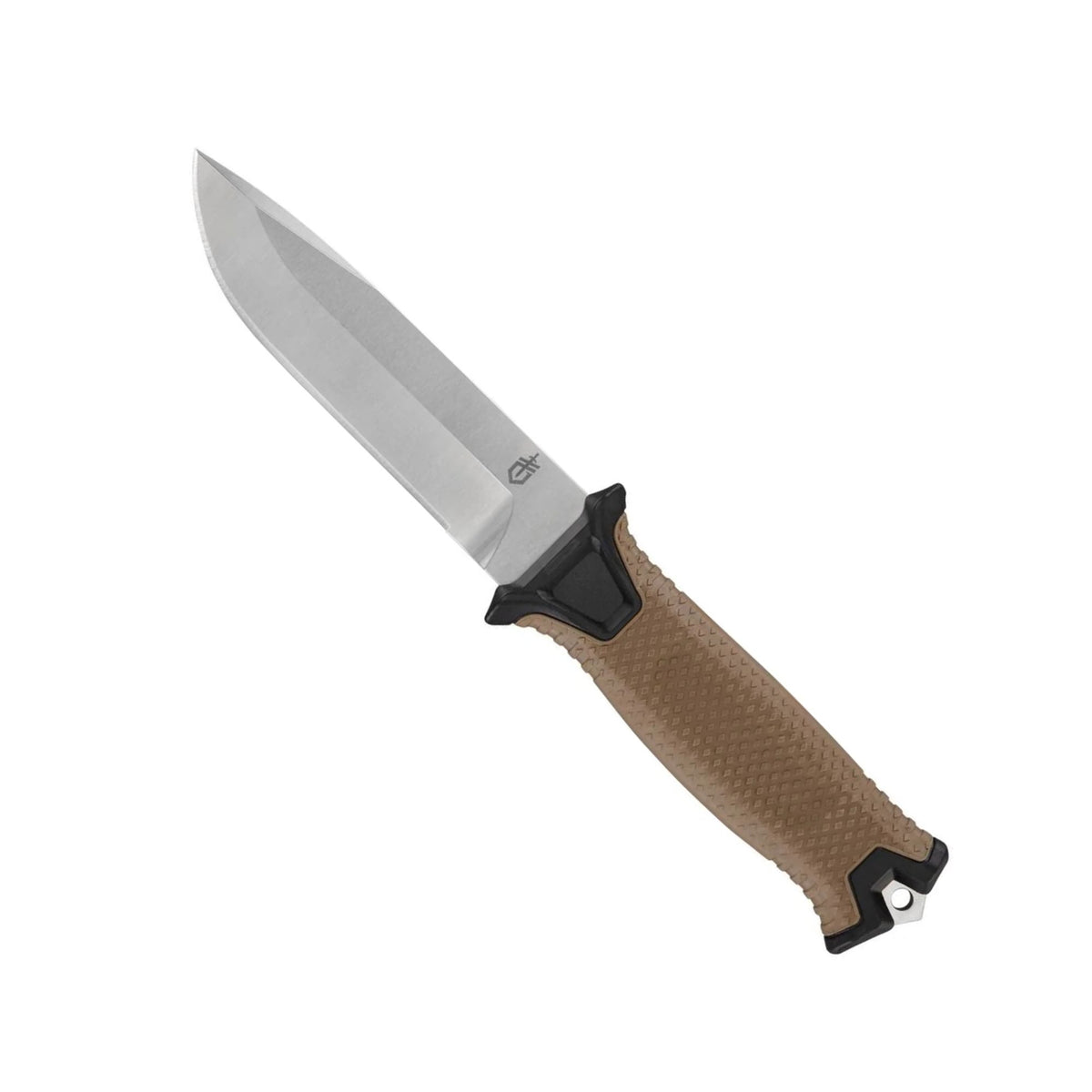 Gerber Strongarm MagnaCut coltello a lama fissa full tang in acciaio CPM MagnaCut con lama drop point e impugnatura testurizzata a diamante per sopravvivenza bushcraft e uso tattico outdoor