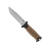 Gerber Strongarm MagnaCut coltello a lama fissa full tang in acciaio CPM MagnaCut con lama drop point e impugnatura testurizzata a diamante per sopravvivenza bushcraft e uso tattico outdoor