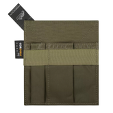 Inserto organizer tattico Helikon-Tex Insert Organizer, in Cordura, con scomparti elastici verticali per penne, torce e multi-tool, ideale per l'uso in tasche Admin o zaini