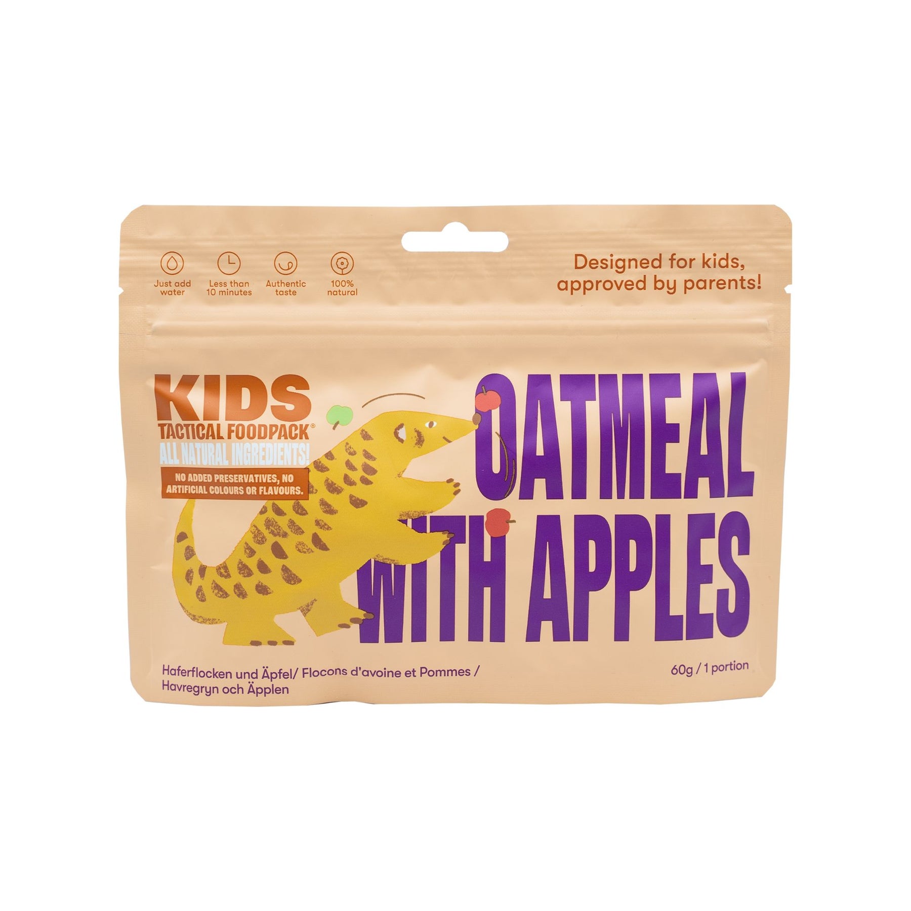 Tactical Foodpack | KIDS Oatmeal with Apples - Farina d'avena e mele