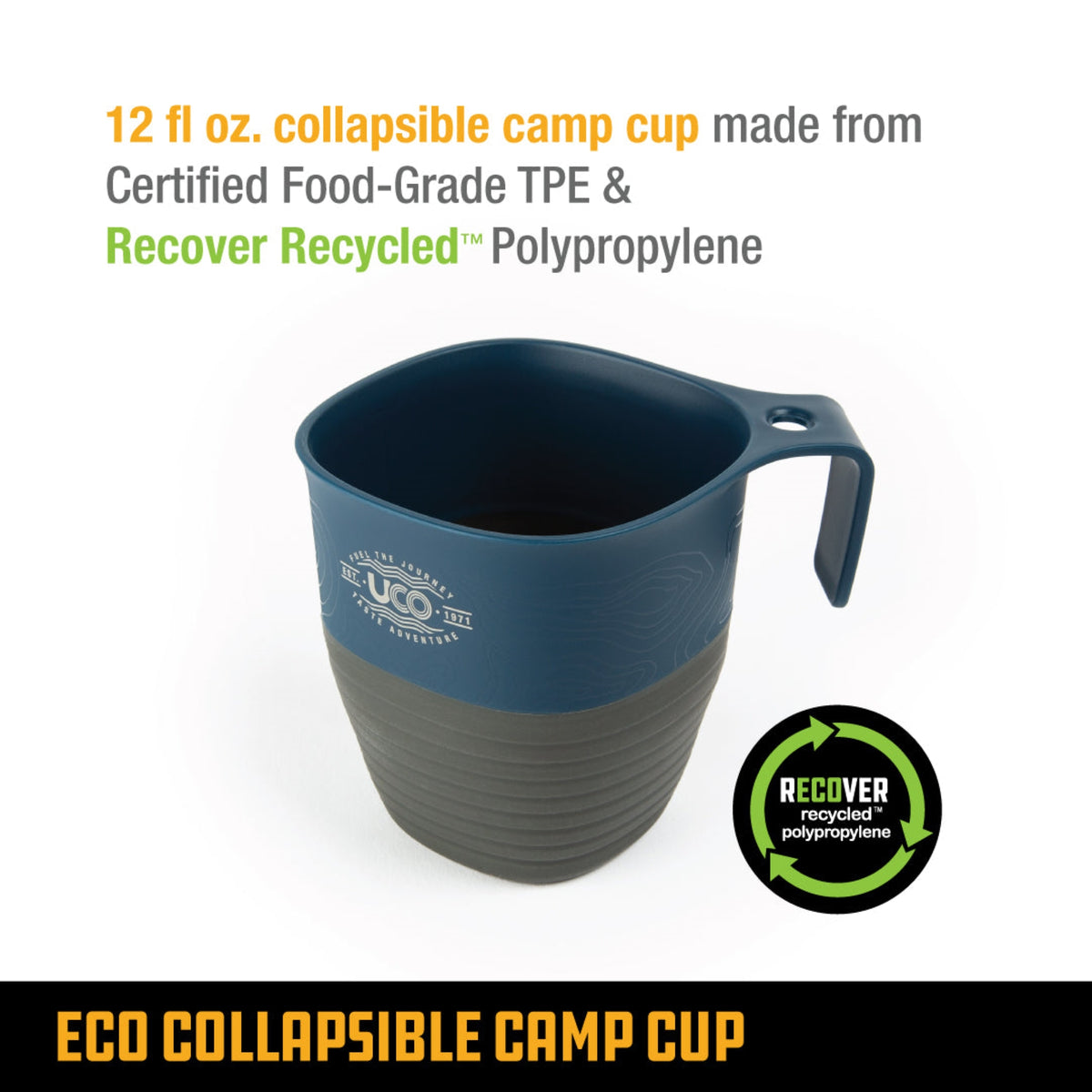 UCO | ECO COLLAPSIBLE CAMP CUP -  Tazza pieghevole ecologica