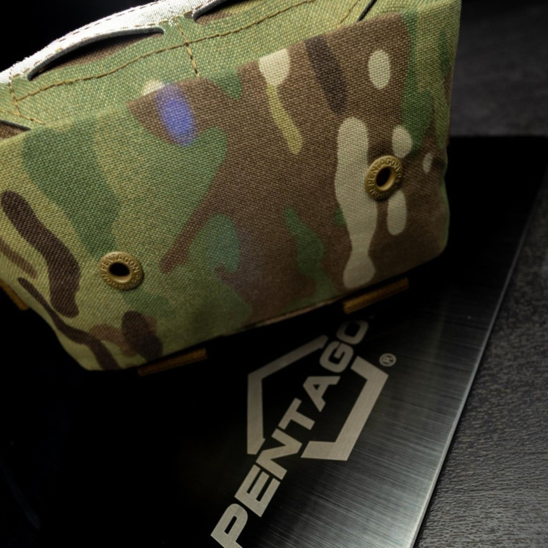 Pentagon Elpis Utility Pouch 15x10 Tasca Multifunzionale in Cordura 500D con Sistema MOLLE Laser Cut Cerniere YKK a Due Vie e Tasca Interna in Mesh Accessorio Tattico Modulare per Zaino o Cintura