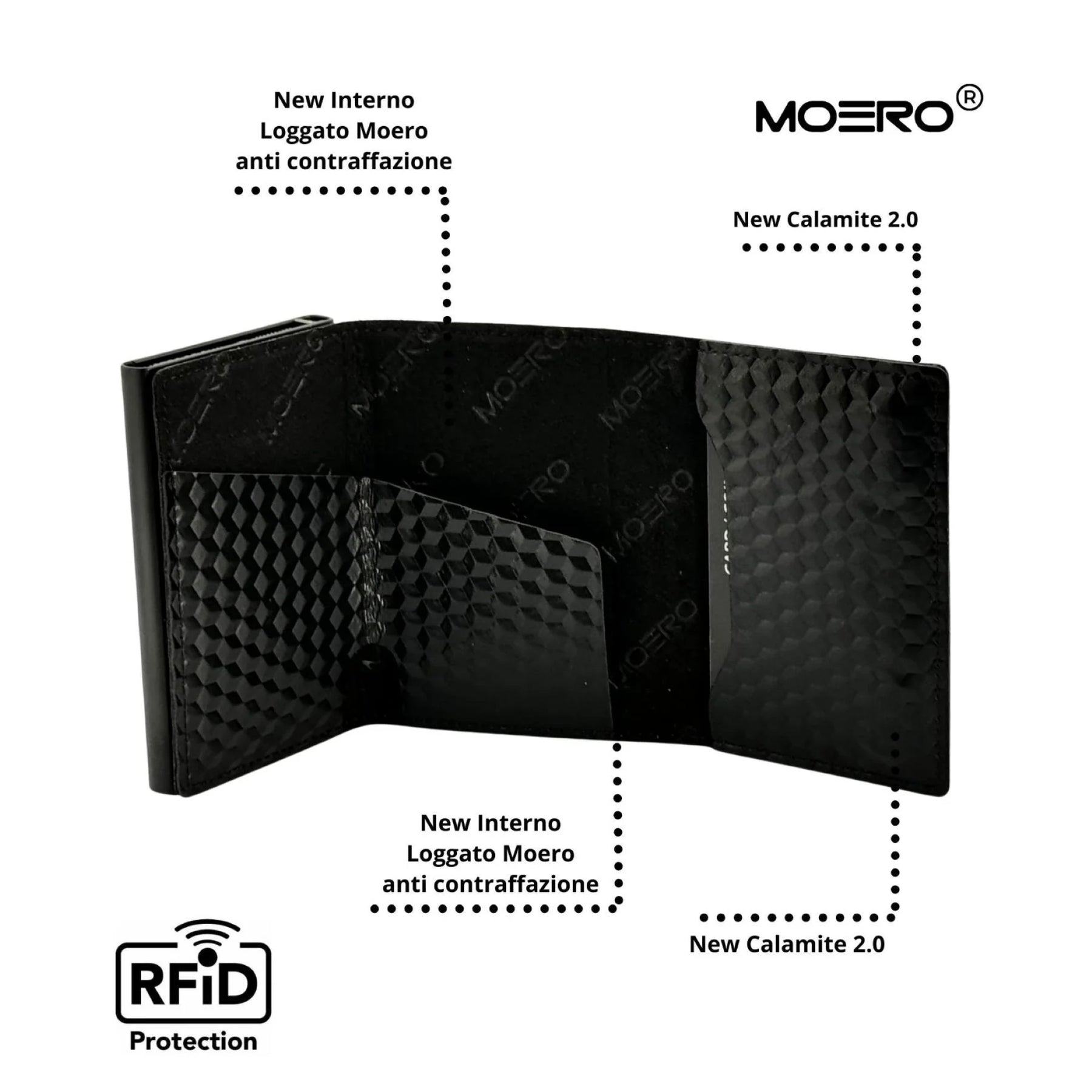 MOERO | PRO ZIP 3D HOLOGRAM - Portafoglio