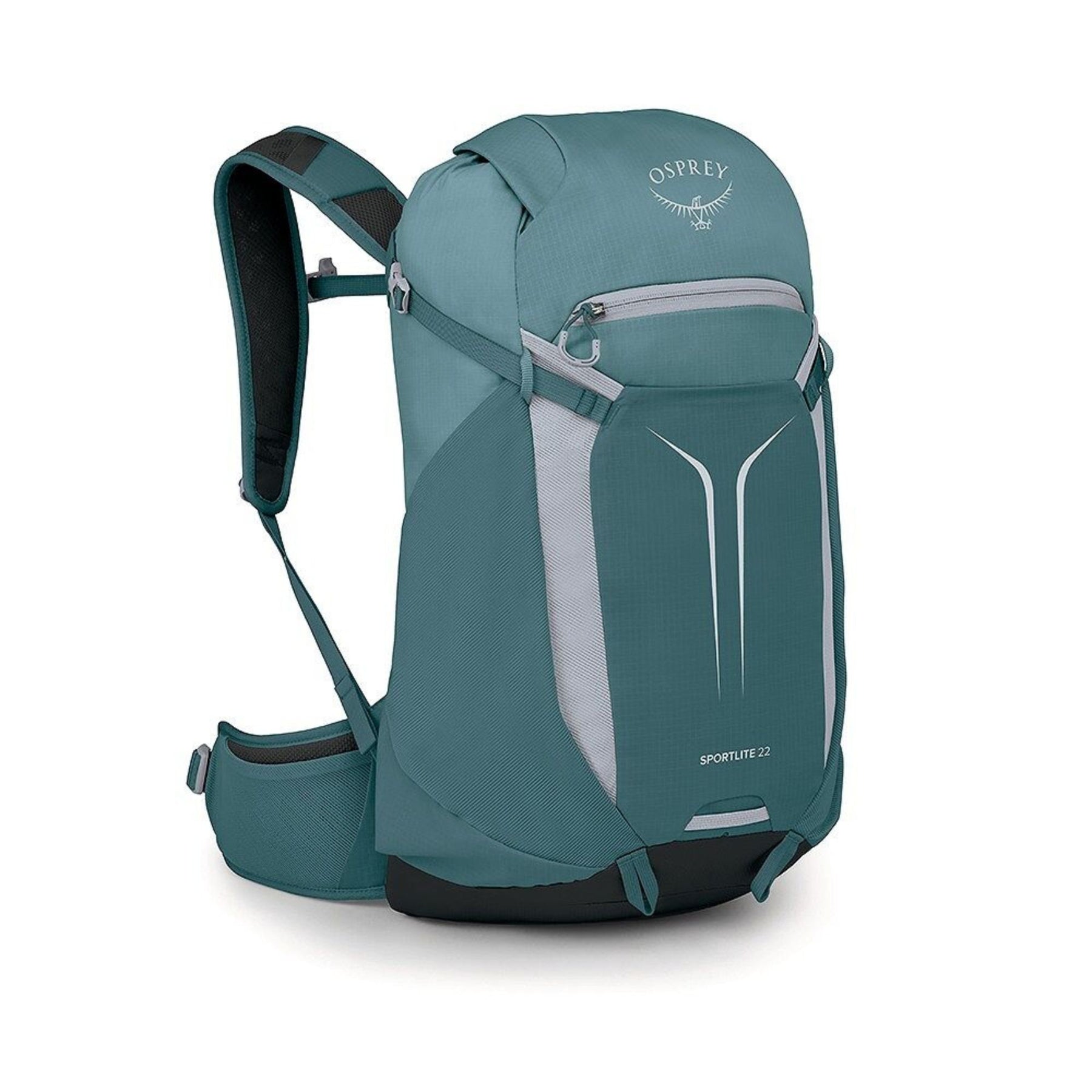 Osprey Sportlite 22 zaino da trekking e outdoor da 22 litri con tasca frontale elastica spallacci traspiranti e cintura lombare imbottita ideale per escursioni giornaliere collezione 2026