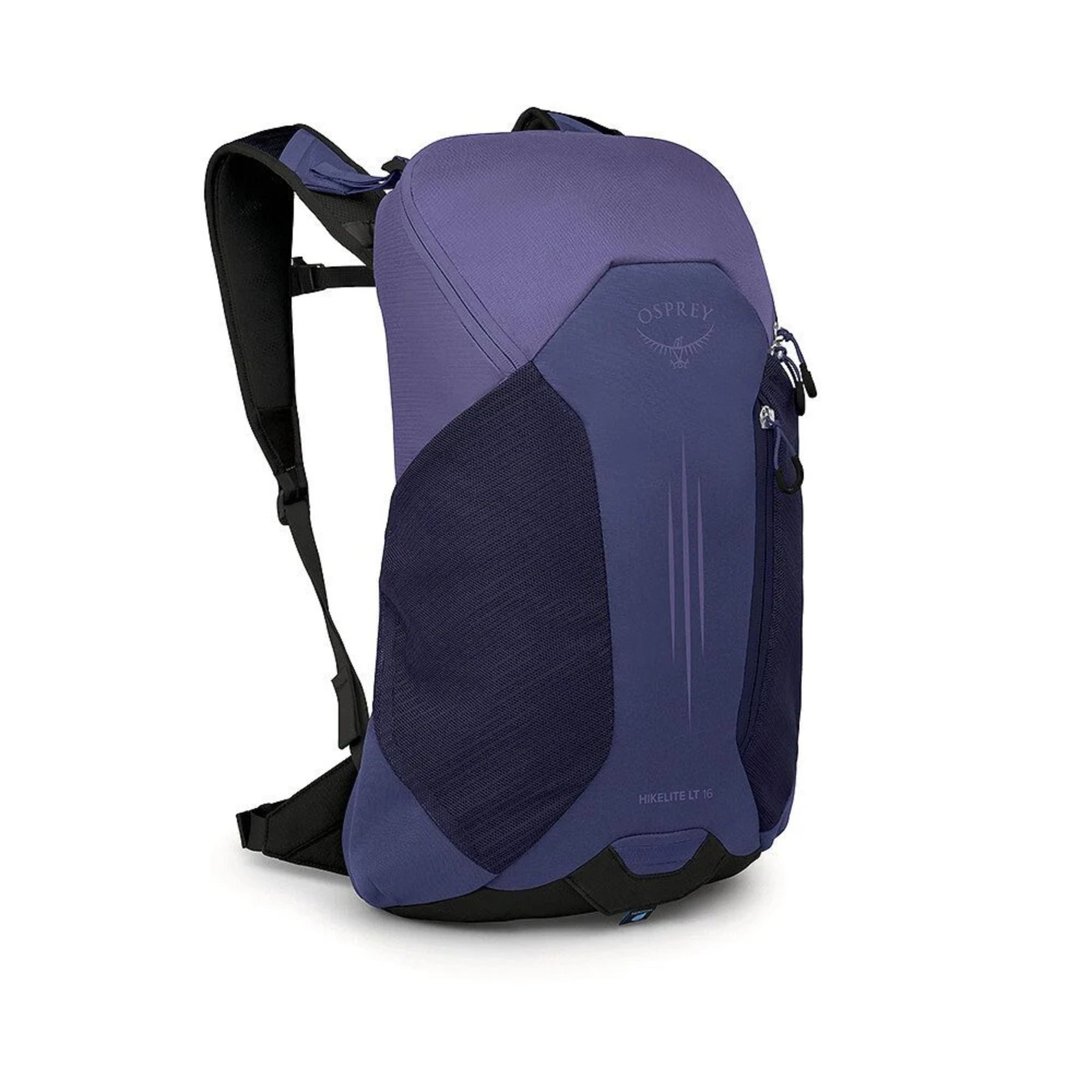 Osprey Hikelite LT 16 zaino tecnico da escursionismo giornaliero ultraleggero con capacità 16 L dotato di schienale ventilato AirSpeed tasche laterali in rete elastica e spallacci traspiranti. Zaino da trekking ideale per camminate outdoor e gite in giornata.