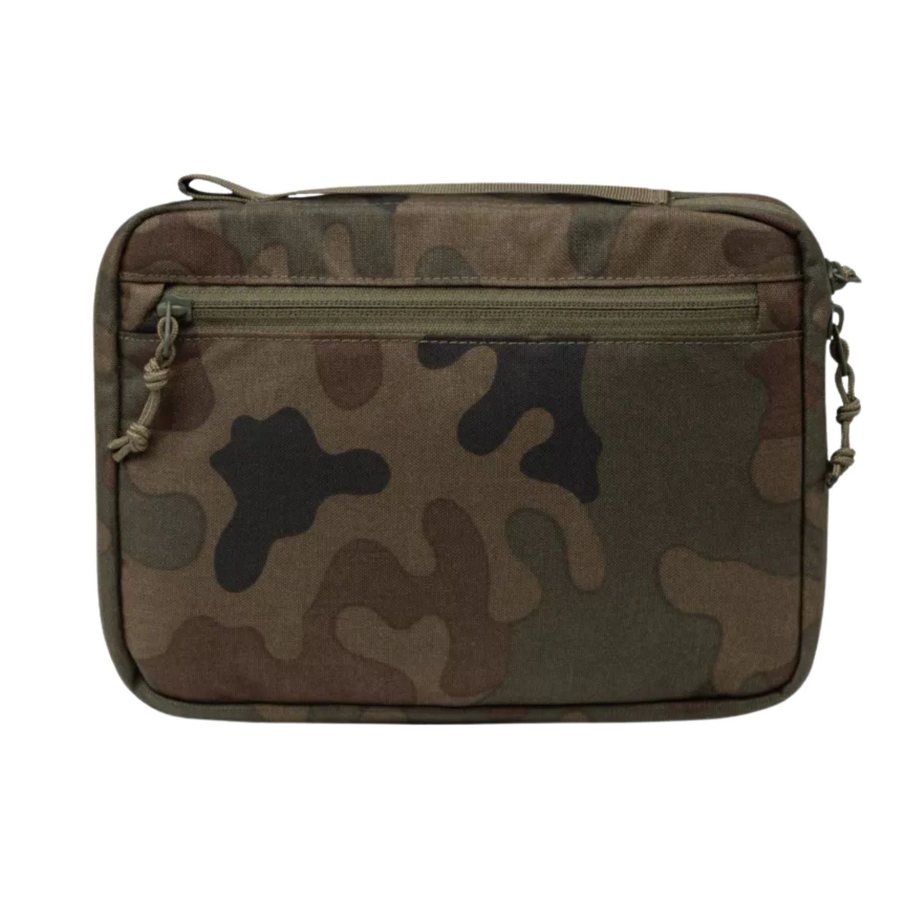 Helikon-Tex A5 Notebook Cover pouch EDC in Cordura con ampio pannello frontale in velcro e logo del brand, chiusura a cerniera superiore e tiretti in paracord. Organizer tattico portadocumenti e per accessori.