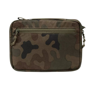 Helikon-Tex A5 Notebook Cover pouch EDC in Cordura con ampio pannello frontale in velcro e logo del brand, chiusura a cerniera superiore e tiretti in paracord. Organizer tattico portadocumenti e per accessori.