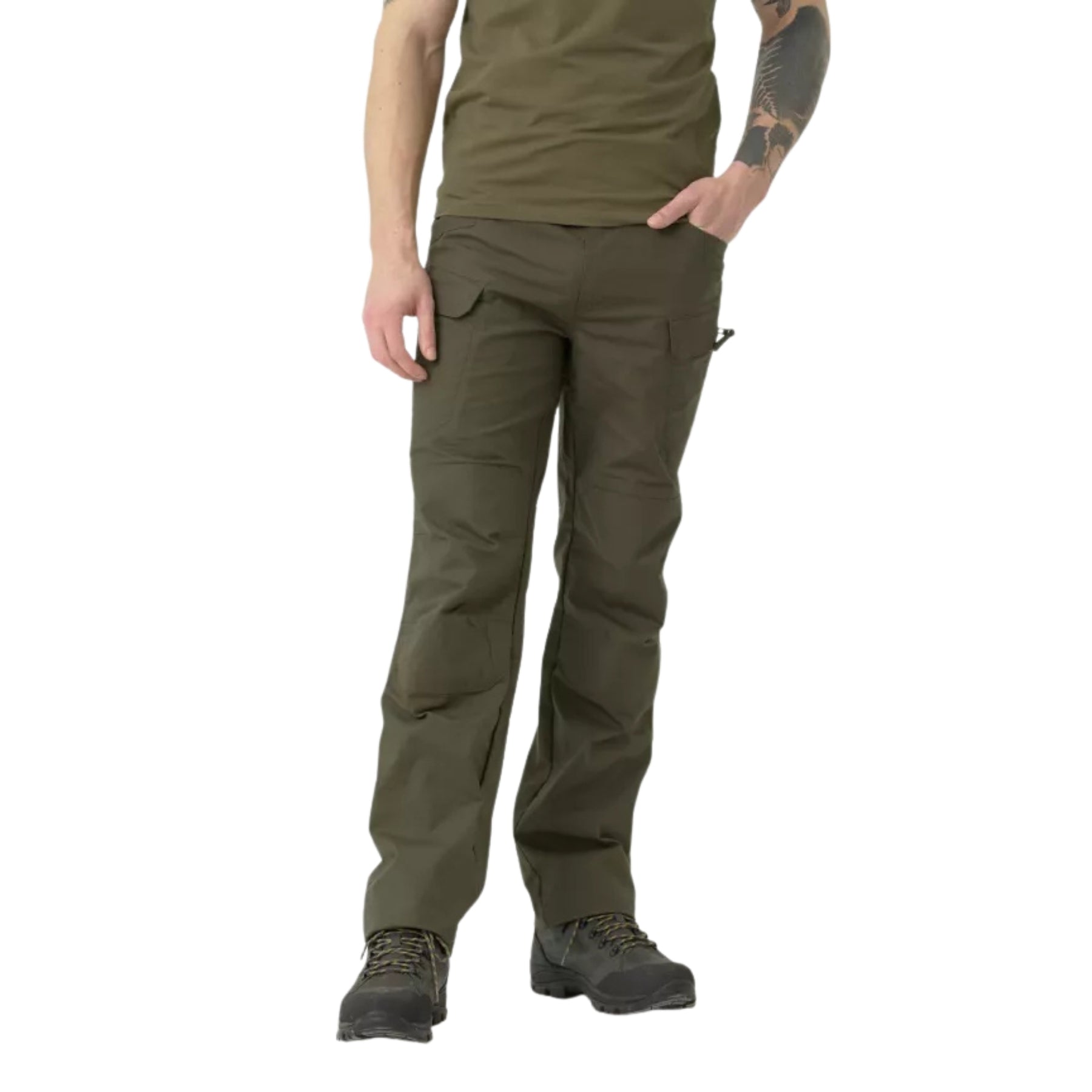 Helikon-Tex UTP Pants Pantaloni tecnici low profile in polycotton stretch ripstop con tasche multiple e ginocchia sagomate per massima mobilita e uso tattico