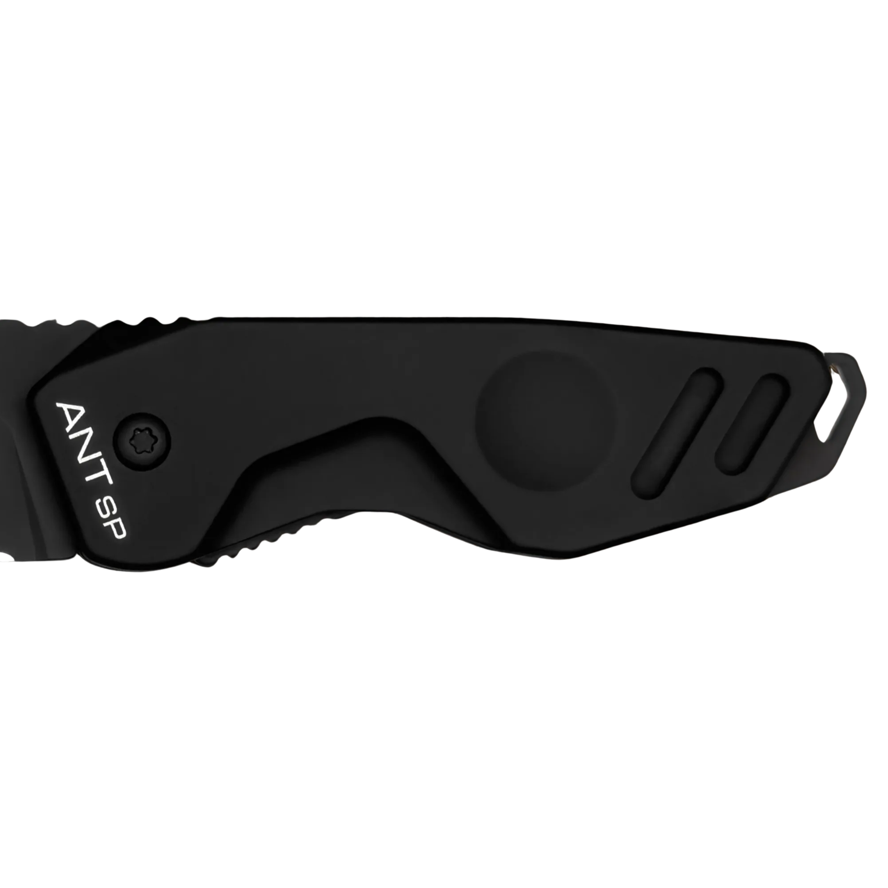 Extrema Ratio ANT SP: Coltello chiudibile EDC ultra-compatto e leggero. Lama in acciaio Bohler N690 e impugnatura in alluminio anticorodal anodizzato. Dotato di asola per cordino. Design minimalista ideale per porto quotidiano e utility.