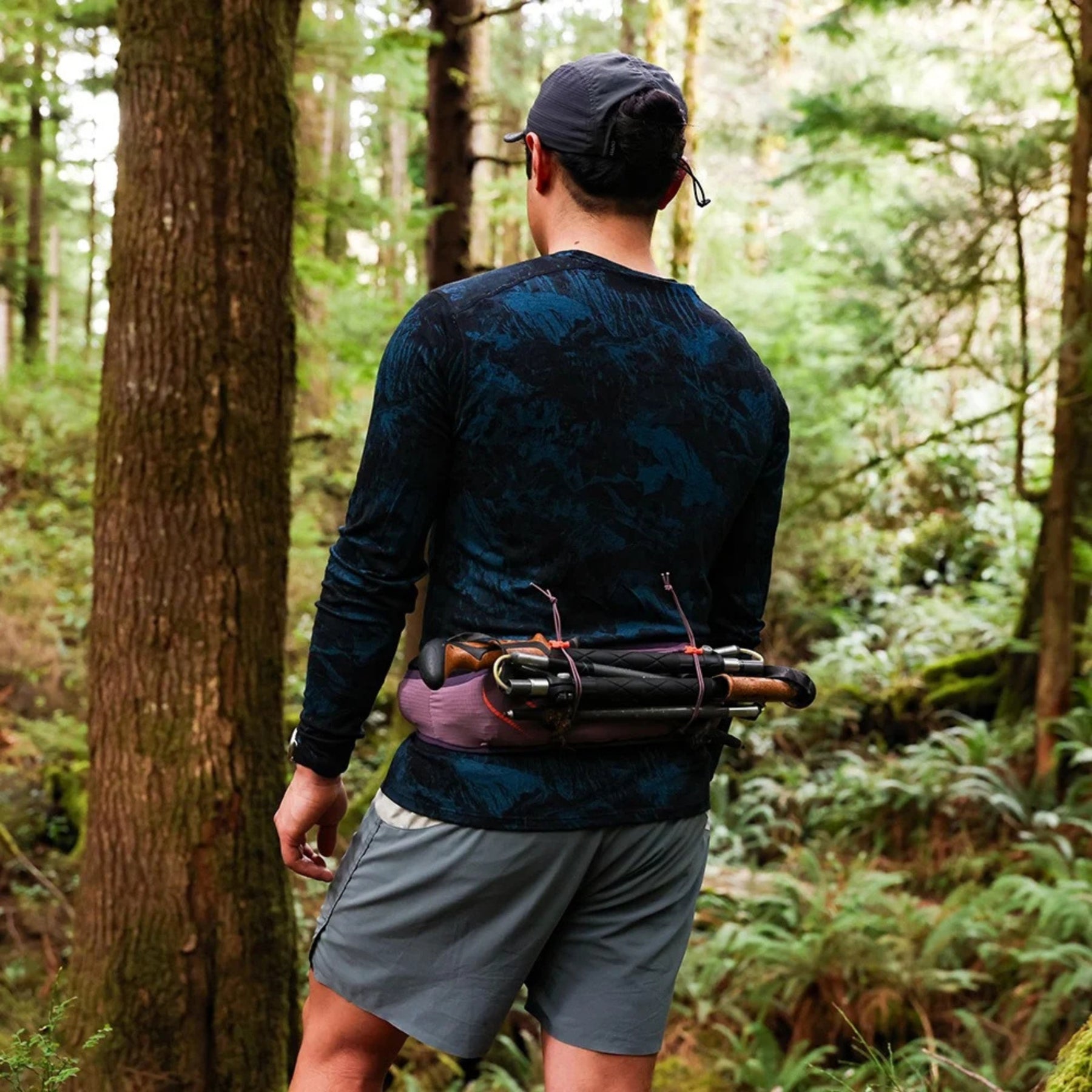 Osprey Duro Dyna Pro Belt cintura marsupio per trail running da 0.8 litri con schienale in rete traspirante tasca frontale con zip e cordini elastici di compressione e trasporto