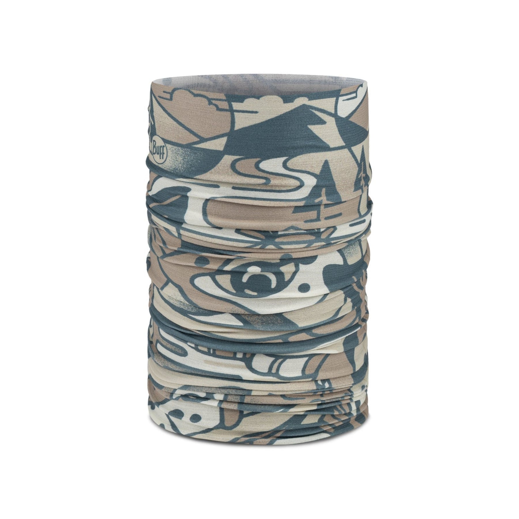 BUFF | COOLNET UV NECKWEAR - LAKE RIVER MULTI - Scaldacollo con protezione solare