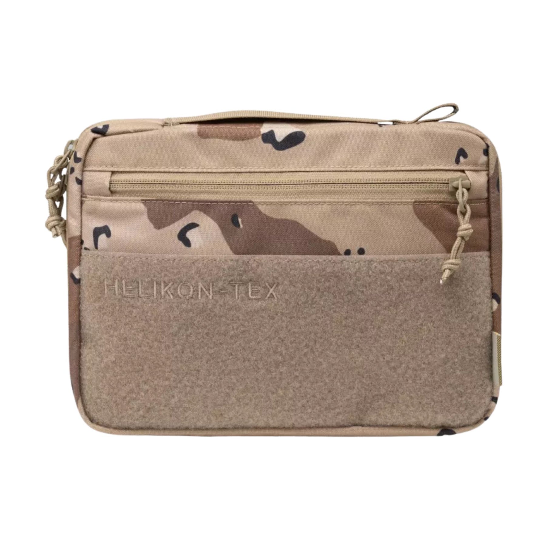 Helikon-Tex A5 Notebook Cover pouch EDC in Cordura con ampio pannello frontale in velcro e logo del brand, chiusura a cerniera superiore e tiretti in paracord. Organizer tattico portadocumenti e per accessori.