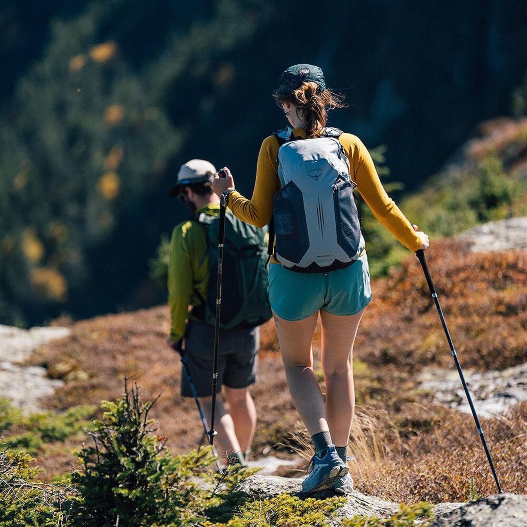 Osprey Hikelite LT 22 zaino da 22 litri ultraleggero per escursionismo e trekking con schienale ventilato tasche laterali in rete e spallacci ergonomici regolabili ideale per outdoor e camminate in montagna
