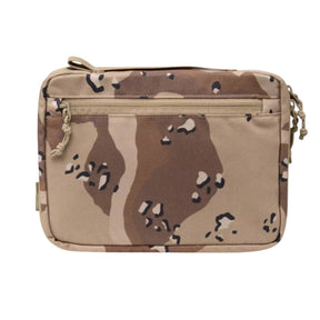 Helikon-Tex A5 Notebook Cover pouch EDC in Cordura con ampio pannello frontale in velcro e logo del brand, chiusura a cerniera superiore e tiretti in paracord. Organizer tattico portadocumenti e per accessori.