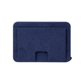 MOERO | M2 ULTRA ALCANTARA BLUE - Portafoglio MagSafe con localizzatore - BackPacco - BP-MOERO-M2ULTRA-ALCANTARA-BLU