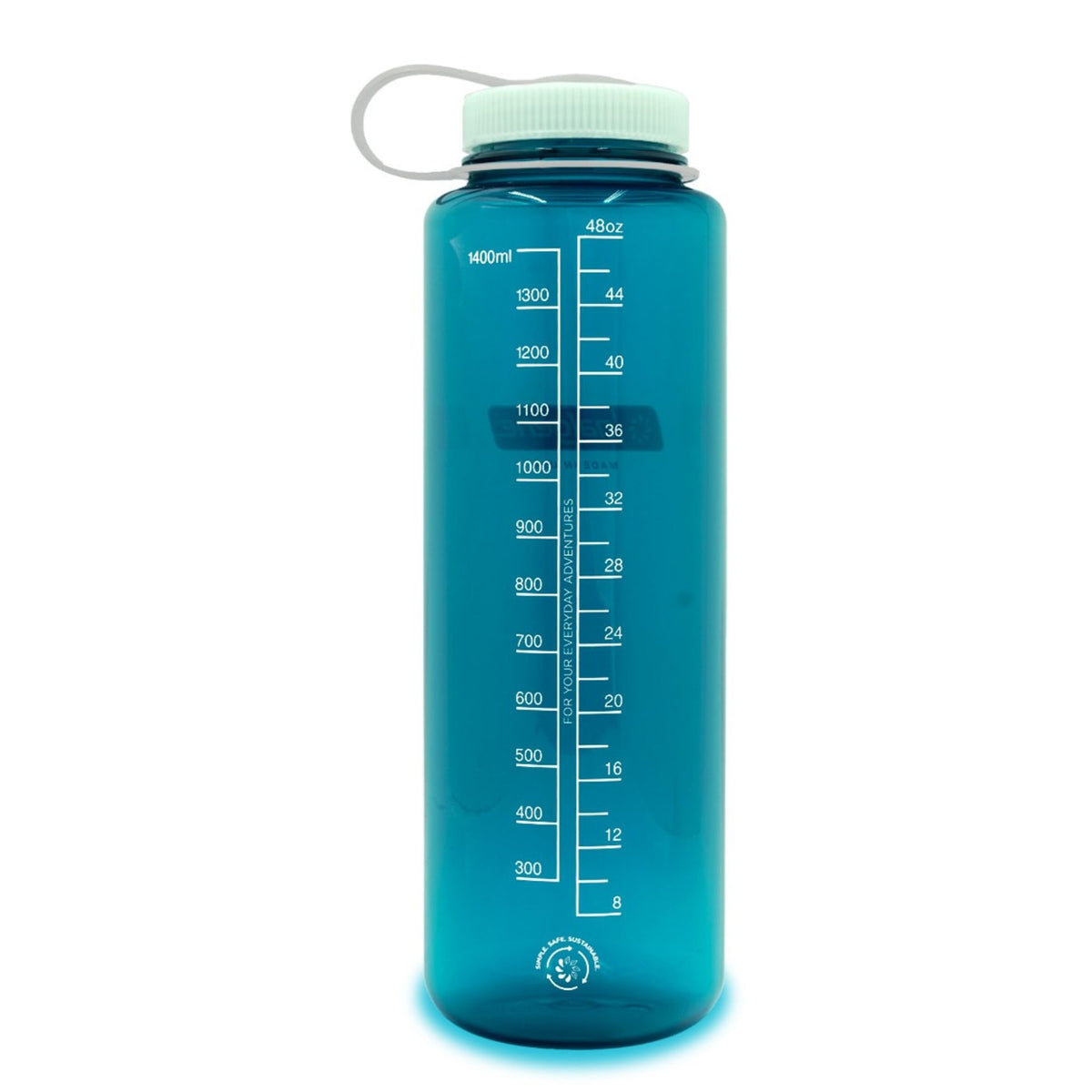 NALGENE | WIDE MOUTH SUSTAIN SILO BOTTLE Trout Green - Borraccia a bocca larga 1.42 L