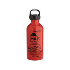 MSR Fuel Bottles Bottiglia per combustibile in alluminio con tappo a prova di bambino disponibile in tre formati 325 ml 591 ml e 887 ml per fornelli da campeggio e spedizioni escursionistiche.