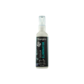 Grangers Odour Eliminator, neutralizzatore spray per odori di scarpe e attrezzatura, deodorante ecologico e rinfrescante, flacone grande da 275ml e flacone da viaggio da 100ml, su backpacco.it