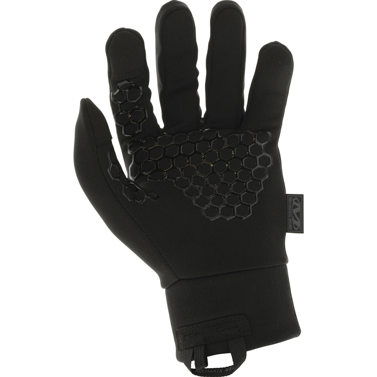 Guanti Mechanix ColdWork Base Layer Covert, guanti sottili neri invernali e termici, ideali come sottoguanto o per lavori che richiedono sensibilità, tessuto elasticizzato nero, SU BACKPACCO.IT