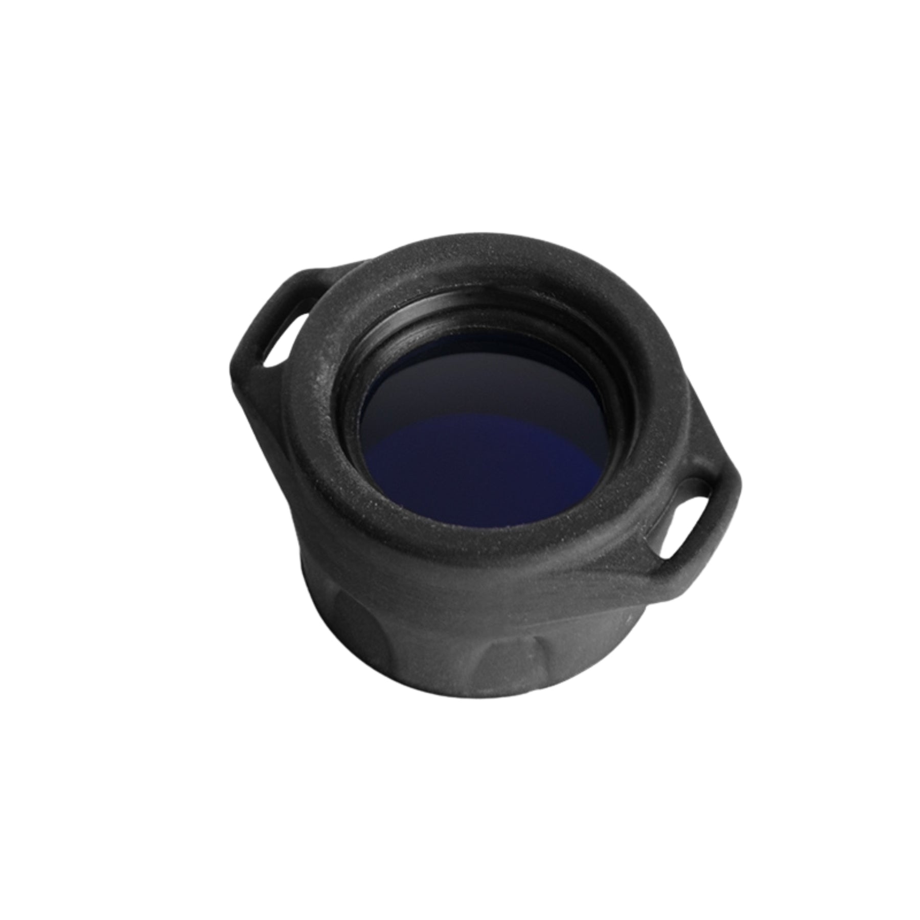 Armytek Filtro BLU accessorio ottico per torce tattiche con montatura in gomma con passanti per lacciolo.