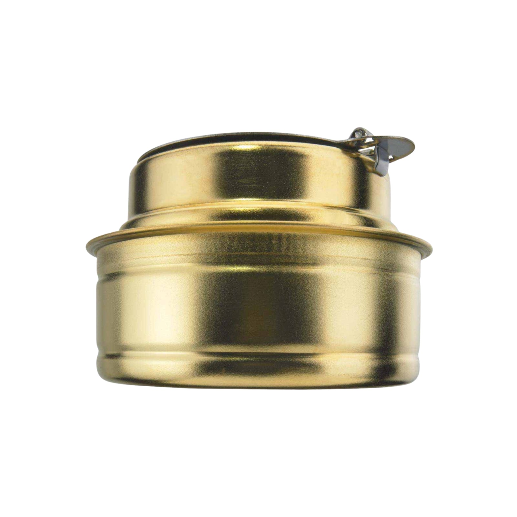 Esbit Alcohol Burner fornello ad alcool compatto in ottone con tappo a vite ermetico, guarnizione in gomma e regolatore di fiamma con manico pieghevole per cucina da campo, trekking, campeggio e bushcraft