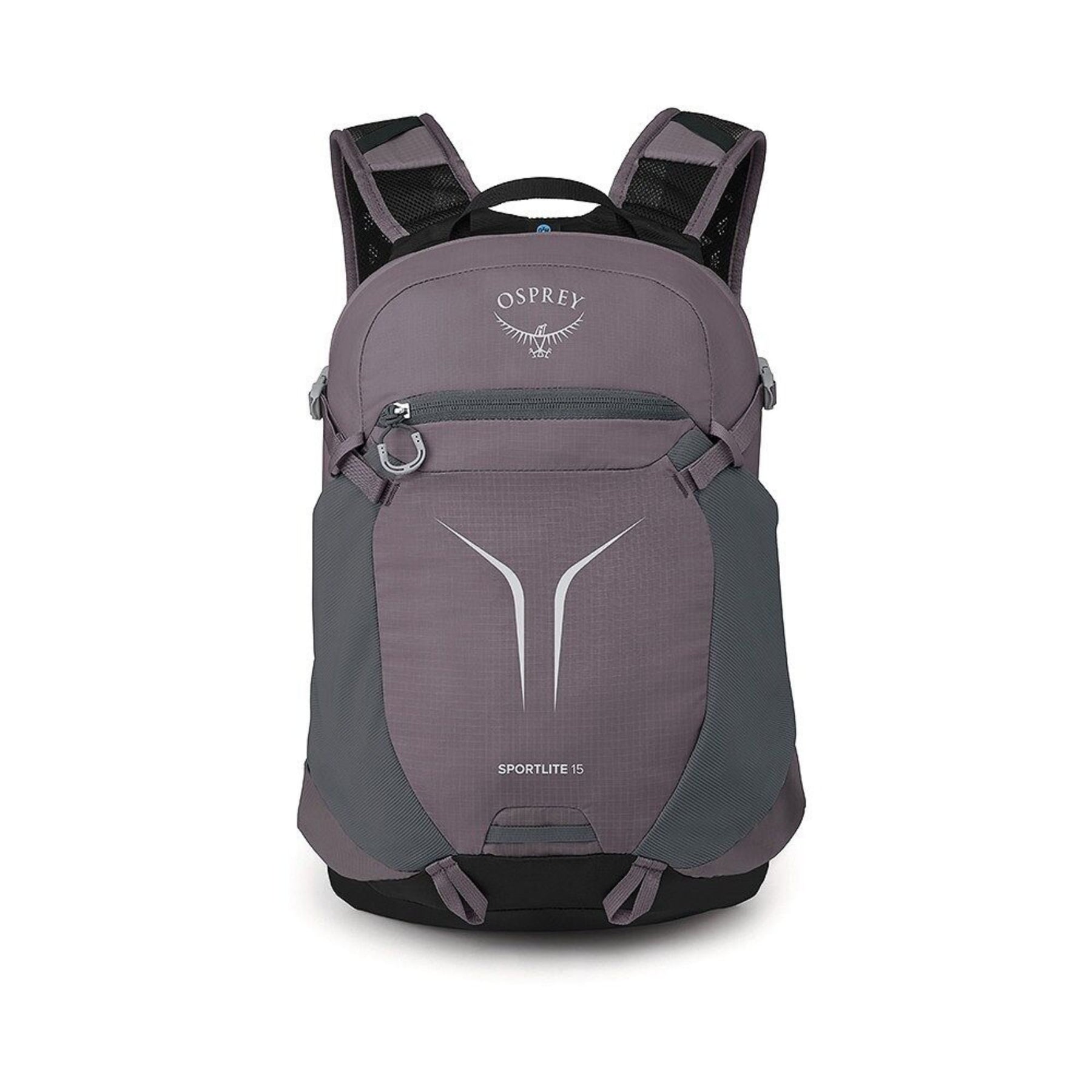 OSPREY SPORTLITE 15 Zaino da trekking da 15 litri con schienale traspirante AirScape, apertura a zip, tasche elasticizzate, scomparto idratazione e cinghie di compressione, ideale per escursioni, collezione 2026