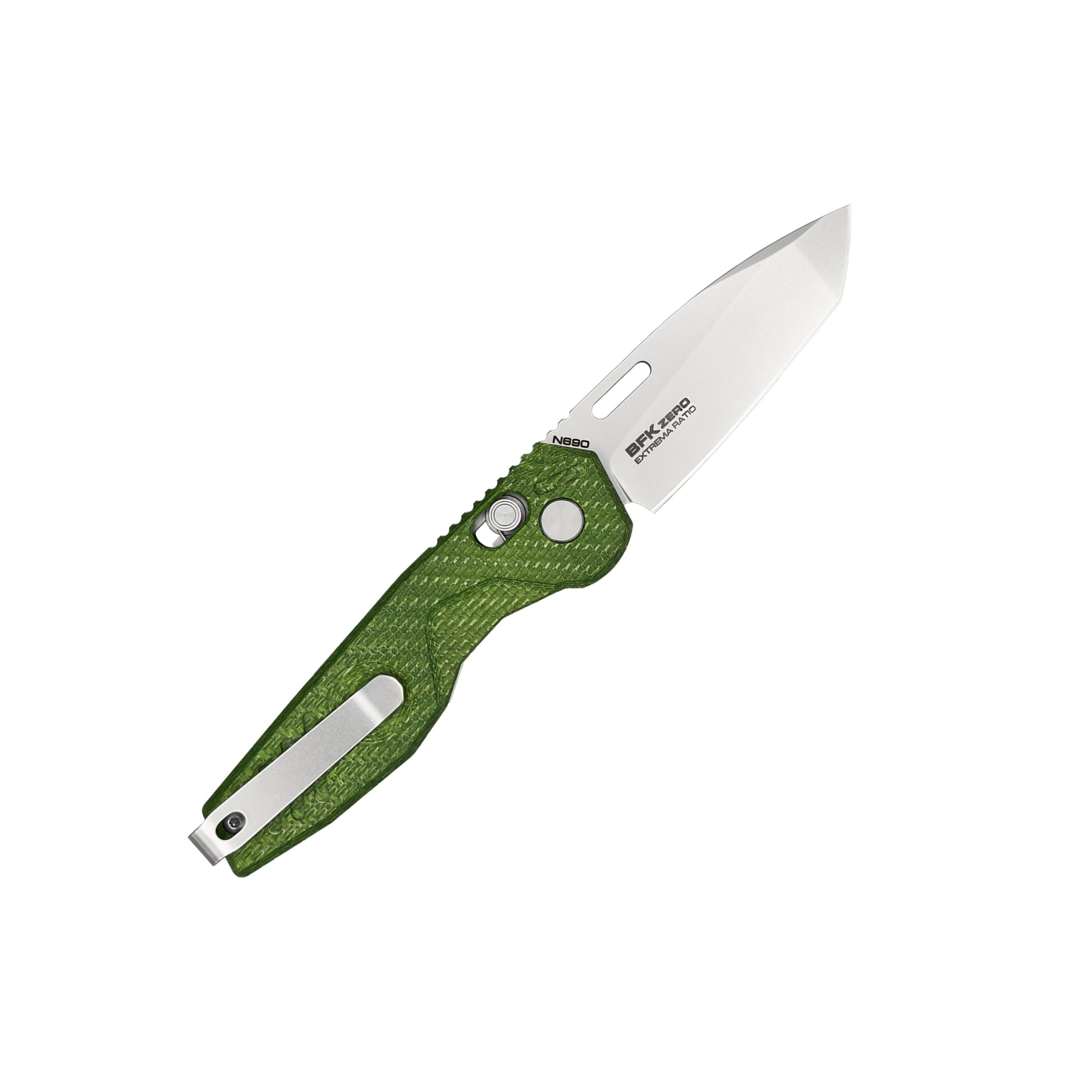 Extrema Ratio BFK ZERO coltello chiudibile tattico ed EDC con lama tanto, foro per apertura rapida, blocco di sicurezza e impugnatura ergonomica
