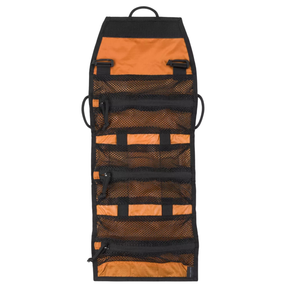 Helikon-Tex Trip Roll Organizer arrotolabile in tessuto con maniglia per il trasporto e chiusura in velcro, da viaggio o EDC con tasche interne a rete per attrezzi o accessori.