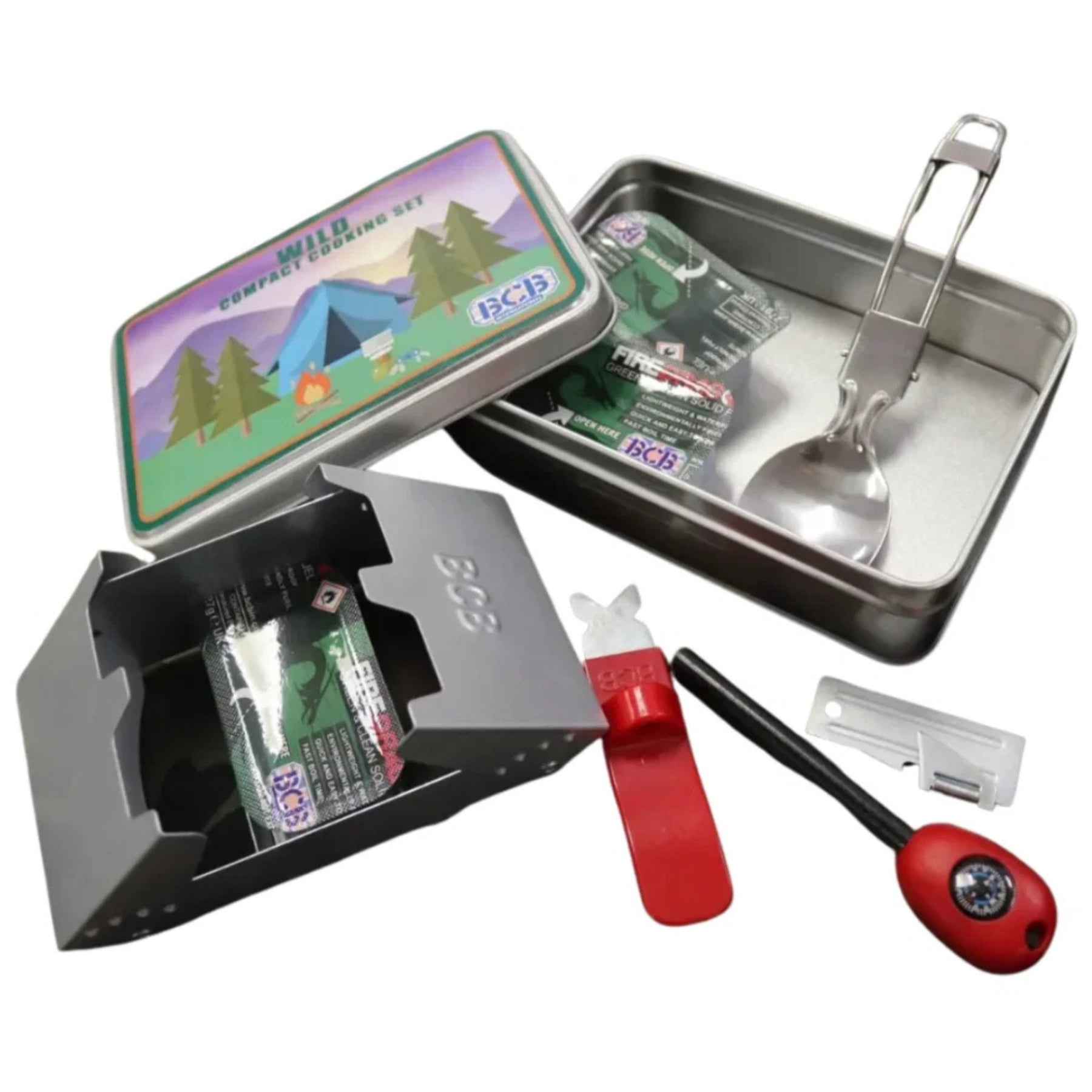 BCB | WILD COMPACT COOKING SET - Kit d'emergenza per cucina outdoor - BackPacco - BP-BCB-ADV081