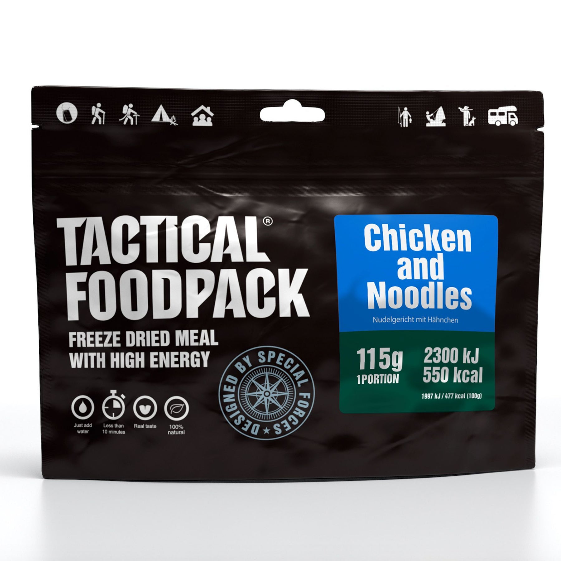 Tactical Foodpack | Chicken and Noodles 115g - Noodles e pollo