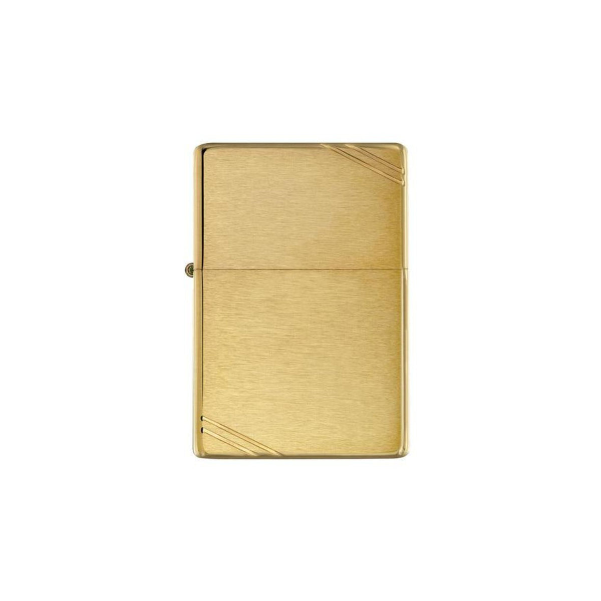 ZIPPO | BRUSHED BRASS VINTAGE WITH SLASHES - Accendino