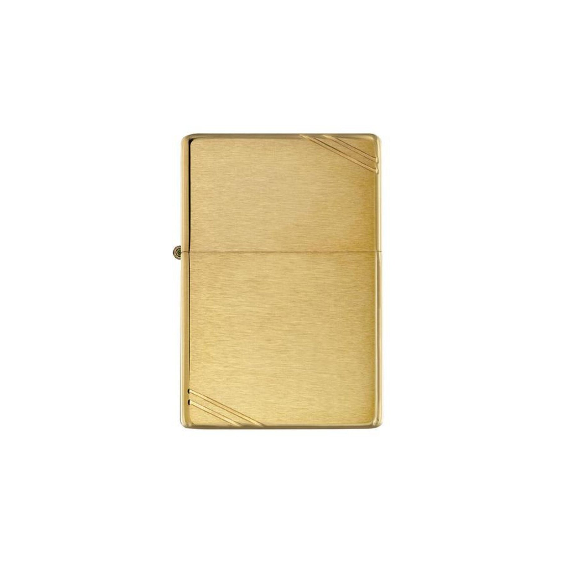 ZIPPO | BRUSHED BRASS VINTAGE WITH SLASHES - Accendino