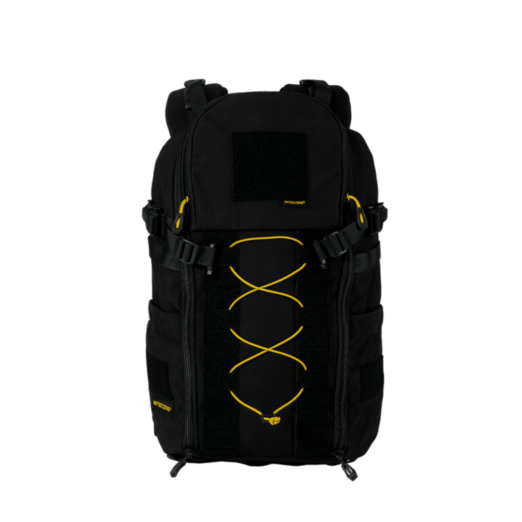 Nitecore BP24 zaino modulare da 24 litri in nylon Cordura 500D con apertura a 180 gradi, sistema MOLLE, cordino elastico frontale e scomparto per laptop, ideale per commuting quotidiano, viaggi brevi e attività outdoor.