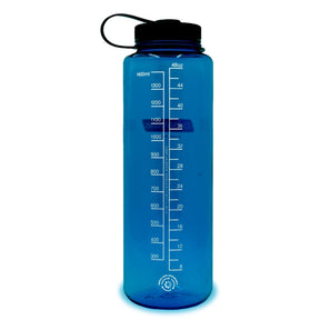 NALGENE | WIDE MOUTH SUSTAIN SILO BOTTLE Blue - Borraccia a bocca larga 1.42 L