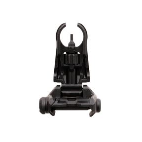 Tacca di mira frontale abbattibile Magpul MBUS PRO Sight Front Hooded, mirino di precisione in acciaio per slitte Picatinny, design a basso profilo e regolabile per fucili AR-15 e M4