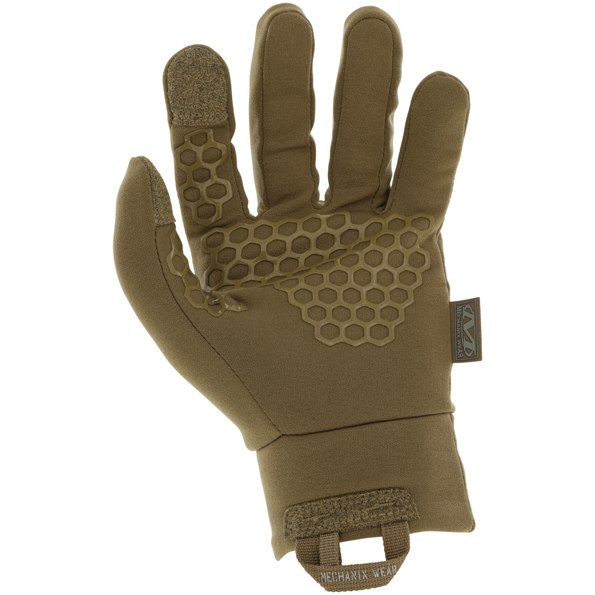Guanti Mechanix ColdWork Base Layer Coyote, guanti sottili e termici invernali colore marrone coyote, ideali come sottoguanto o per lavori di precisione in climi freddi, SU BACKPACCO.IT