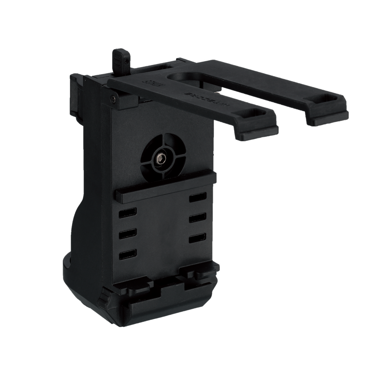 NITECORE NTH25 Fondina tattica rotante a 360° per torce da 25.4mm di diametro (come P26, P20, R25 e MH25GTS). Accessorio in plastica resistente con meccanismo di blocco aggiornato, ideale per forze dell'ordine e uso in servizio.