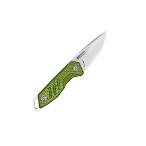 Extrema Ratio BFK NANO coltello a lama fissa neck knife compatto con lama drop point in acciaio, guancette ergonomiche sagomate e foro passante per cordino da porto al collo o EDC tattico